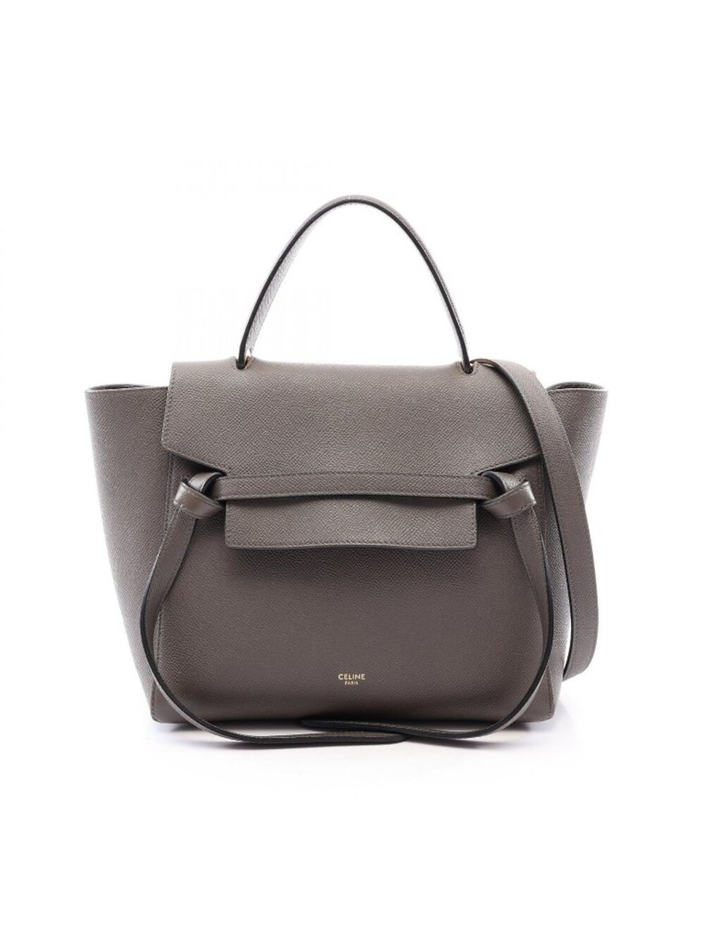 Celine Belt Bag Micro 2-Way Gray Leather
